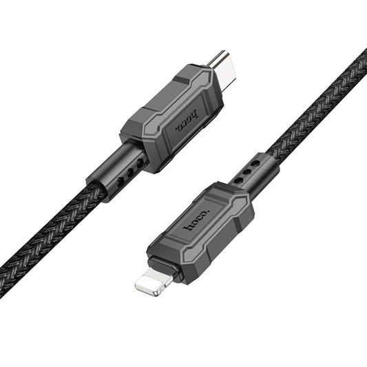 hoco X94 Leader PD 20W USB-C / Type-C to 8 Pin Charging Data Dable, Length:1m(Black) - 2 in 1 Cable by hoco | Online Shopping South Africa | PMC Jewellery