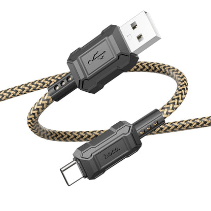 hoco X94 Leader 3A USB to USB-C / Type-C Charging Data Dable, Length:1m(Red) - USB-C & Type-C Cable by hoco | Online Shopping South Africa | PMC Jewellery