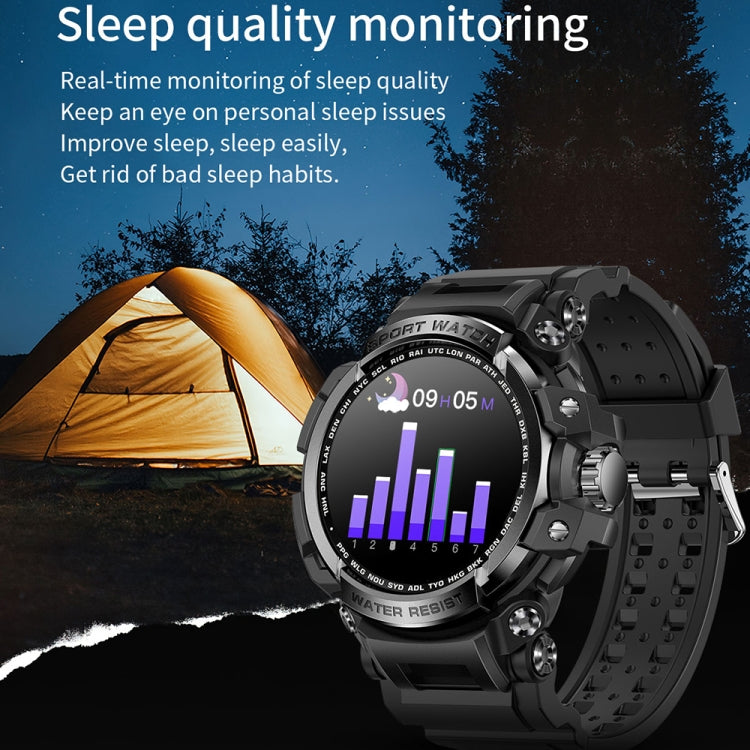 LC16 1.32 inch IP68 Waterproof Sports Outdoor Sport Smart Watch, Support Bluetooth Calling / Heart Rate Monitoring(Black) - Smart Wear by PMC Jewellery | Online Shopping South Africa | PMC Jewellery