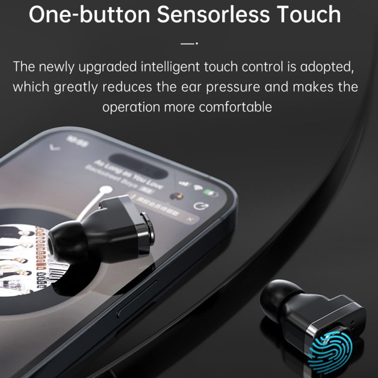 N22 2 in 1 1.96 inch HD Display Sport Bluetooth Call Earphone Smart Watch(Black) - Smart Wear by PMC TechLife | Online Shopping South Africa | PMC TechLife