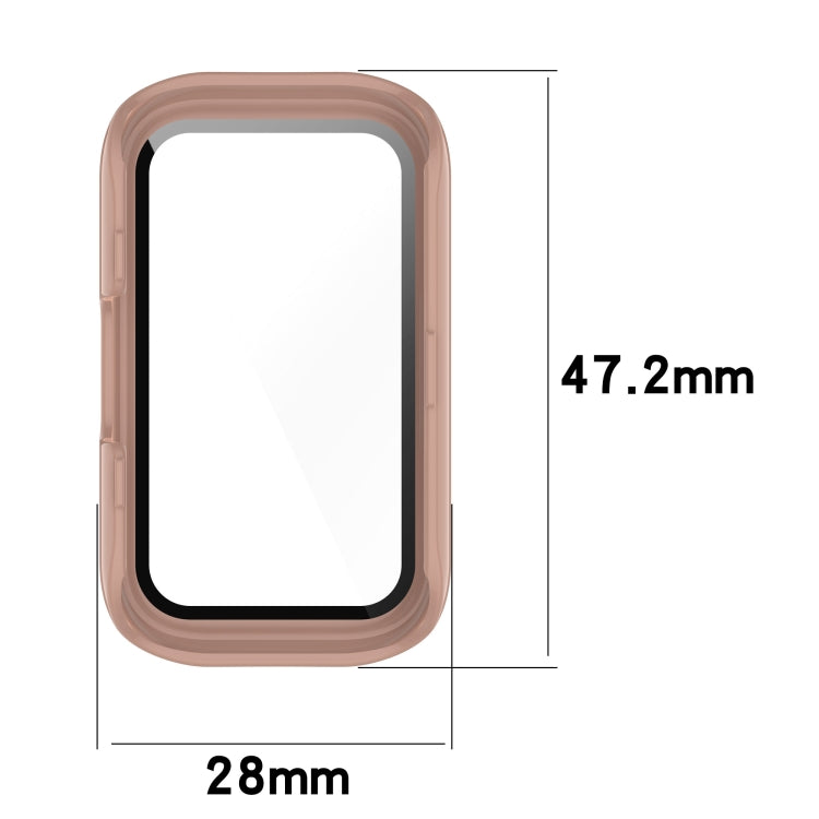 For Keep Band B3 PC + Tempered Glass Film Integrated Watch Protective Case(Ink Blue) - Smart Wear by PMC TechLife | Online Shopping South Africa | PMC TechLife