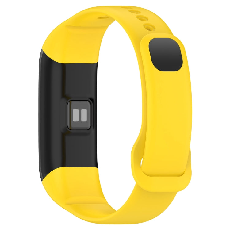 For Mambo Band 5 / 5S Solid Color Silicone Replacement Watch Band(Yellow) - Smart Wear by PMC Jewellery | Online Shopping South Africa | PMC Jewellery