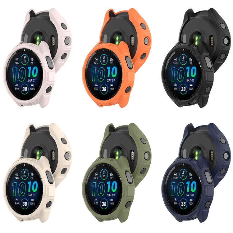 For Garmin Forerunner 965 Armor Hollow Watch Protective Case(Starlight Color) - Watch Cases by PMC Jewellery | Online Shopping South Africa | PMC Jewellery