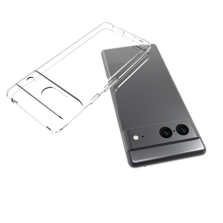 For Google Pixel 7 Waterproof Texture TPU Phone Case(Transparent) - free shipping - PMC TechLife - Order now!