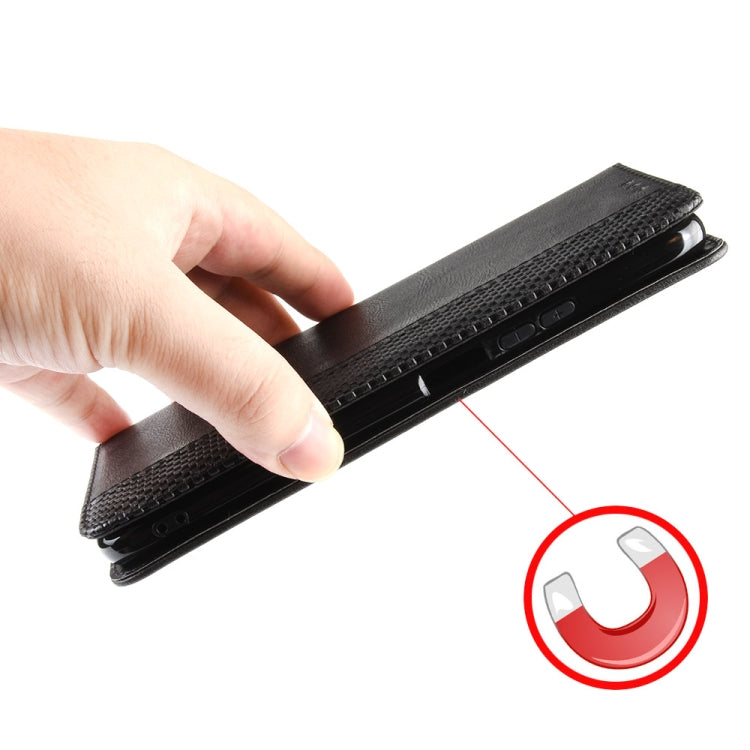 For Nokia C22 Magnetic Buckle Retro Texture Leather Phone Case(Black) - free shipping - PMC TechLife - Order now!