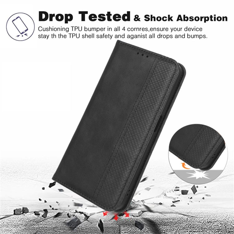 For OnePlus Nord CE 3 Lite Magnetic Buckle Retro Texture Leather Phone Case(Red) - free shipping - PMC TechLife - Order now!