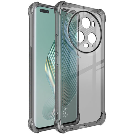 For Honor Magic5 Pro imak Shockproof Airbag TPU Phone Case(Transparent Black) - Honor Cases by imak | Online Shopping South Africa | PMC Jewellery | Buy Now Pay Later Mobicred