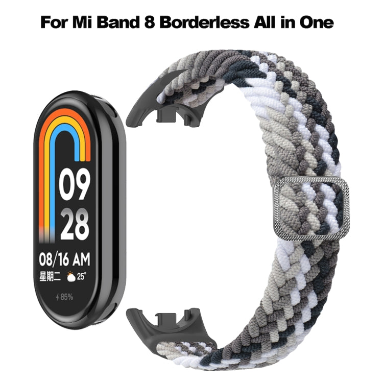 For Xiaomi Mi Band 8 Adjustable Nylon Braided Elasticity Watch Band(Pink) -  by PMC TechLife | Online Shopping South Africa | PMC TechLife