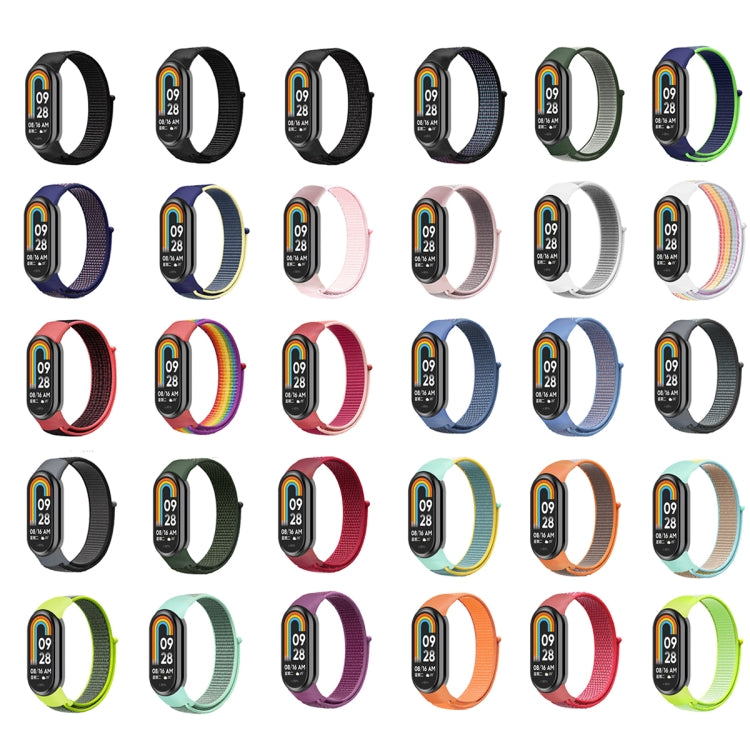 For Xiaomi Mi Band 8 Loop Nylon Replacement Watch Band(Anchor Gray) -  by PMC TechLife | Online Shopping South Africa | PMC TechLife