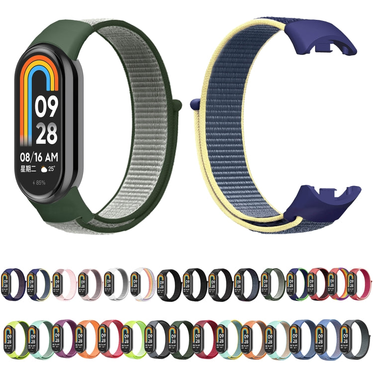 For Xiaomi Mi Band 8 Loop Nylon Replacement Watch Band(Purple) -  by PMC TechLife | Online Shopping South Africa | PMC TechLife