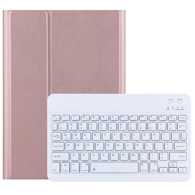 For Lenovo Tab M10 3rd Gen TB-328XU Bluetooth Keyboard Leather Tablet Case(Rose Gold) - Lenovo Keyboard by PMC Jewellery | Online Shopping South Africa | PMC Jewellery