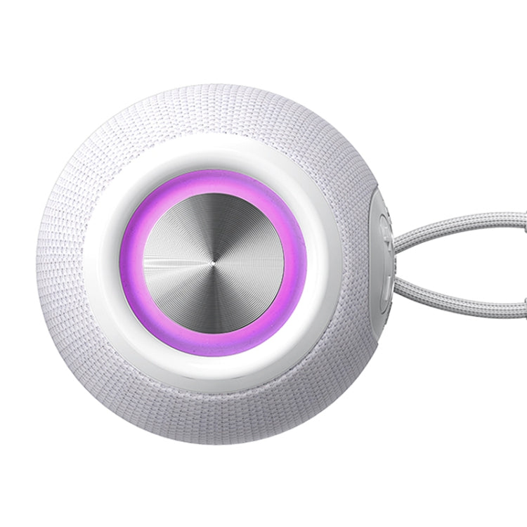 ROCK RAU0758 Portable Bluetooth Speaker(White) - Desktop Speaker by ROCK | Online Shopping South Africa | PMC TechLife | Buy Now Pay Later Mobicred