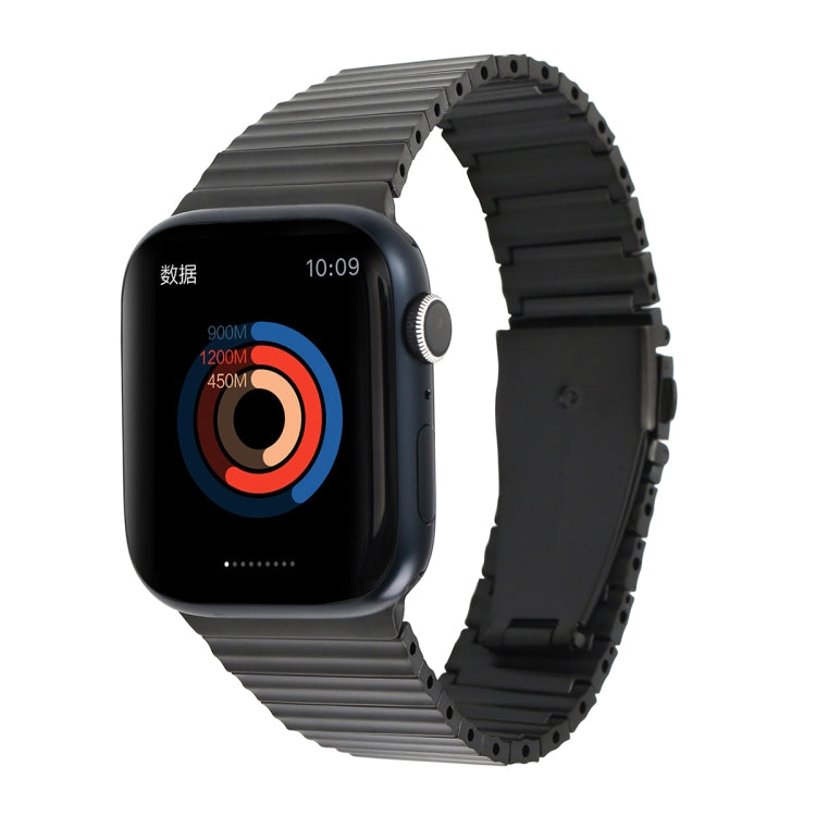 Ocean Metal Replacement Watch Band For Apple Watch 4 44mm(Black) -  by PMC TechLife | Online Shopping South Africa | PMC TechLife