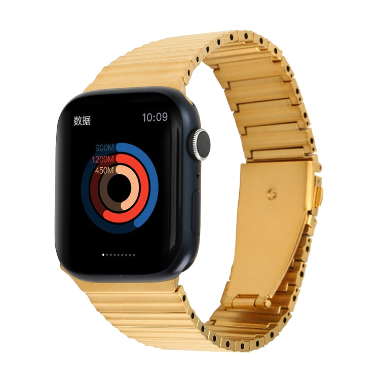 Ocean Metal Replacement Watch Band For Apple Watch 38mm(Gold) -  by PMC TechLife | Online Shopping South Africa | PMC TechLife