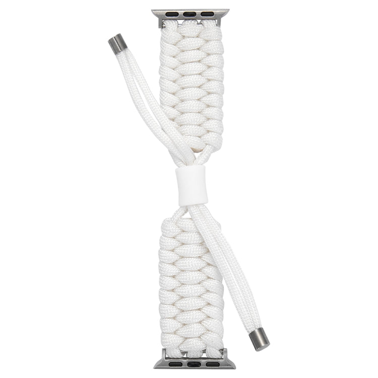 Stretch Plain Silicone Bean Watch Band For Apple Watch 8 45mm(White) -  by PMC TechLife | Online Shopping South Africa | PMC TechLife