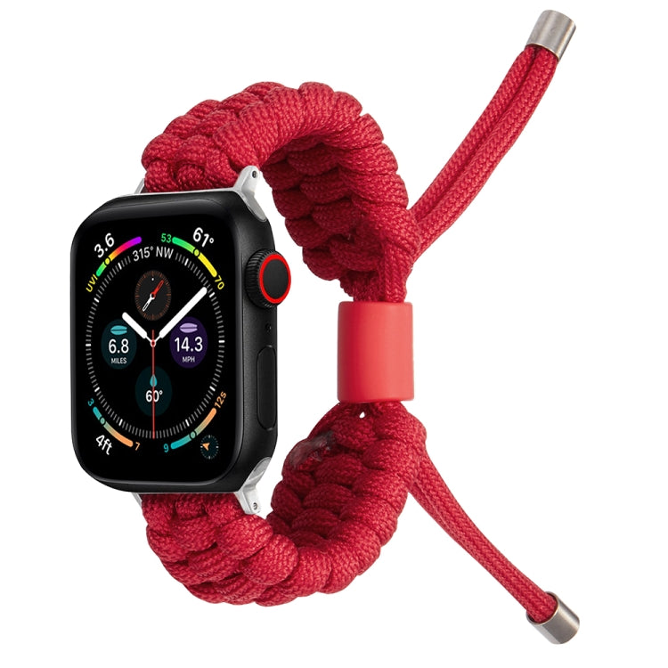 Stretch Plain Silicone Bean Watch Band For Apple Watch 7 45mm(Red) -  by PMC TechLife | Online Shopping South Africa | PMC TechLife