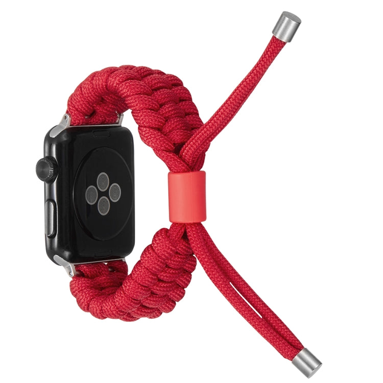 Stretch Plain Silicone Bean Watch Band For Apple Watch SE 2022 40mm(Red) -  by PMC Jewellery | Online Shopping South Africa | PMC Jewellery