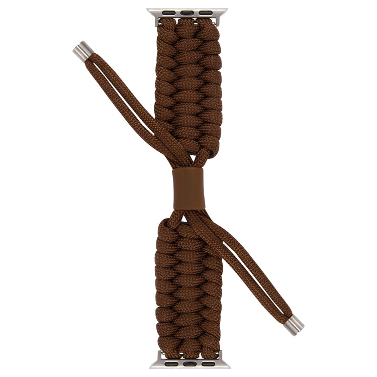 Stretch Plain Silicone Bean Watch Band For Apple Watch SE 2022 40mm(Coffee Brown) -  by PMC TechLife | Online Shopping South Africa | PMC TechLife