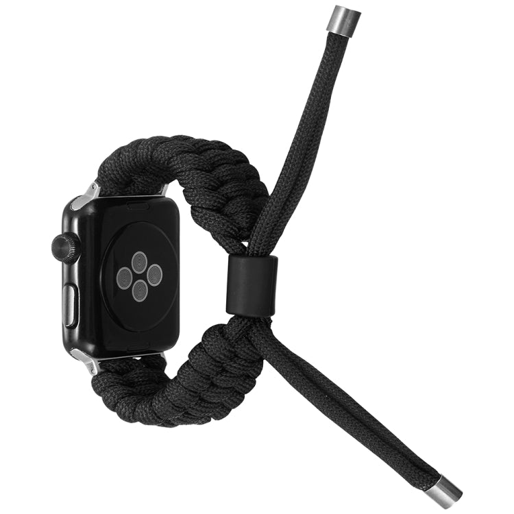 Stretch Plain Silicone Bean Watch Band For Apple Watch SE 44mm(Black) -  by PMC TechLife | Online Shopping South Africa | PMC TechLife