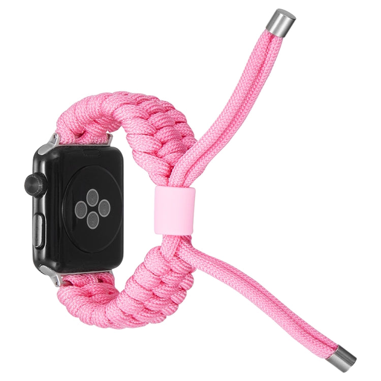 Stretch Plain Silicone Bean Watch Band For Apple Watch 6 40mm(Light Pink) -  by PMC TechLife | Online Shopping South Africa | PMC TechLife