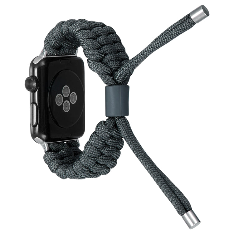 Stretch Plain Silicone Bean Watch Band For Apple Watch 6 40mm(Dark Grey) -  by PMC TechLife | Online Shopping South Africa | PMC TechLife