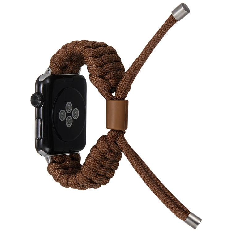 Stretch Plain Silicone Bean Watch Band For Apple Watch 5 40mm(Coffee Brown) -  by PMC TechLife | Online Shopping South Africa | PMC TechLife