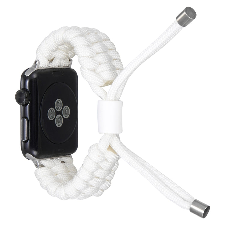 Stretch Plain Silicone Bean Watch Band For Apple Watch 4 44mm(White) -  by PMC TechLife | Online Shopping South Africa | PMC TechLife