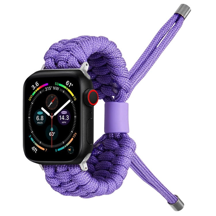 Stretch Plain Silicone Bean Watch Band For Apple Watch 2 38mm(Light Purple) -  by PMC TechLife | Online Shopping South Africa | PMC TechLife