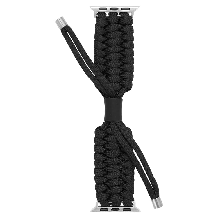 Stretch Plain Silicone Bean Watch Band For Apple Watch 42mm(Black) -  by PMC TechLife | Online Shopping South Africa | PMC TechLife