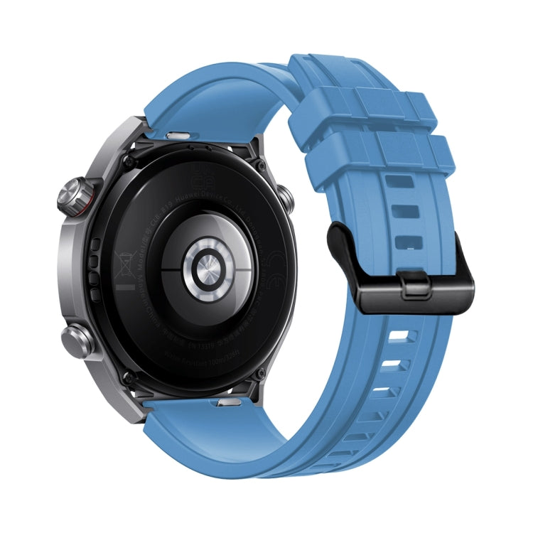 2pcs Regular Style For Huawei Watch Ultimate Silicone Replacement Watch Band(Navy Blue) -  by PMC TechLife | Online Shopping South Africa | PMC TechLife