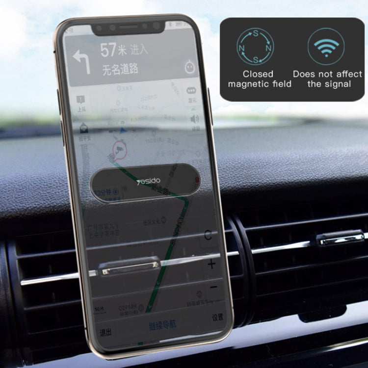 Yesido C83 Car Strong Magnetic Phone Holder(Silver) - Universal Car Holders by Yesido | Online Shopping South Africa | PMC TechLife | Buy Now Pay Later Mobicred
