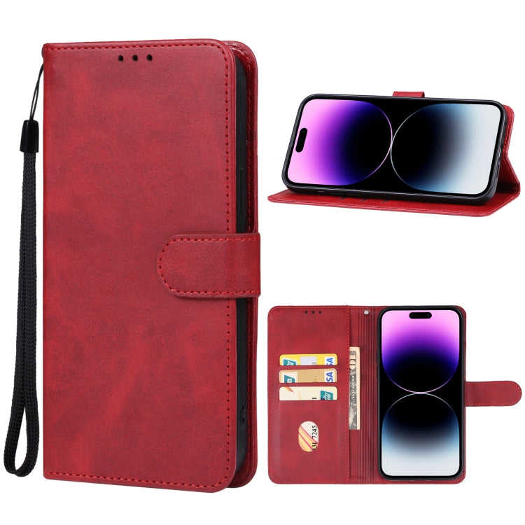 For iPhone 15 Pro Leather Phone Case(Red) - iPhone 15 Pro Cases by PMC Jewellery | Online Shopping South Africa | PMC Jewellery