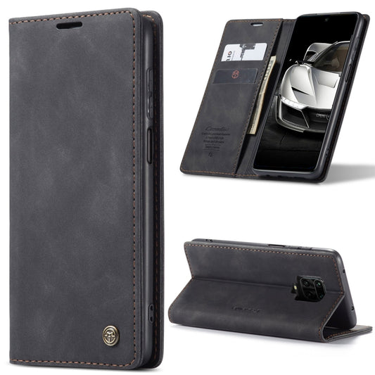 For Xiaomi Redmi Note 9 Pro/Note 9 Pro Max/Note 9s CaseMe 013 Multifunctional Horizontal Flip Leather Case, with Card Slot & Holder & Wallet(Black) - Xiaomi Cases by CaseMe | Online Shopping South Africa | PMC Jewellery
