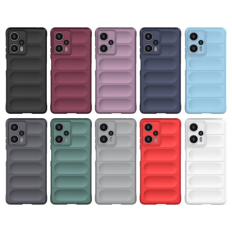 For Xiaomi Redmi Note 12 Turbo Magic Shield TPU + Flannel Phone Case(Red) - free shipping - PMC TechLife - Order now!