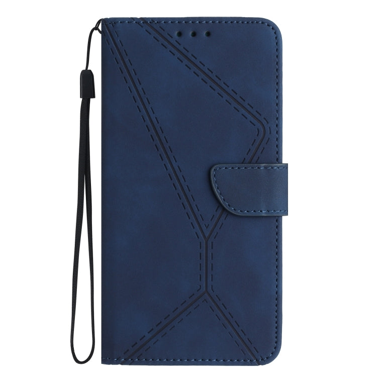 For Samsung Galaxy S21+ 5G Stitching Embossed Leather Phone Case(Blue) - free shipping - PMC TechLife - Order now!