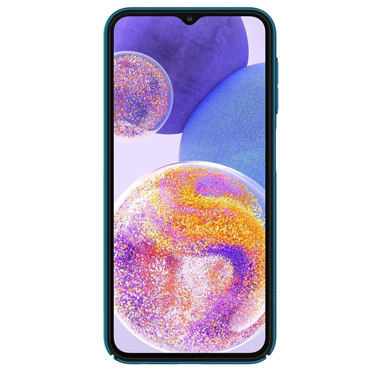 For Samsung Galaxy A24 4G NILLKIN Frosted PC Phone Case(Blue) - Galaxy Phone Cases by NILLKIN | Online Shopping South Africa | PMC TechLife