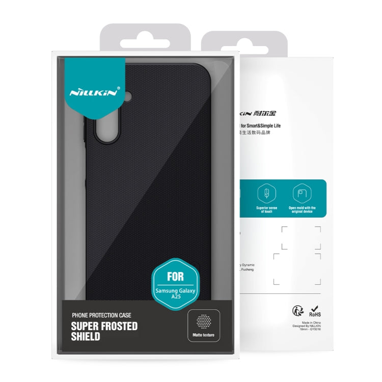 For Samsung Galaxy A25 NILLKIN Frosted PC Phone Case(Black) - Galaxy Phone Cases by NILLKIN | Online Shopping South Africa | PMC Jewellery