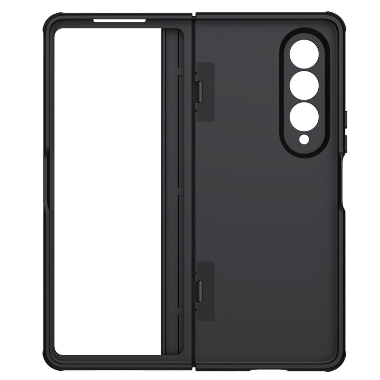 For Samsung Galaxy Z Fold4 5G / W23 NILLKIN Frosted Fold PC + TPU Phone Case(Black) - Galaxy Z Fold4 5G Cases by NILLKIN | Online Shopping South Africa | PMC Jewellery