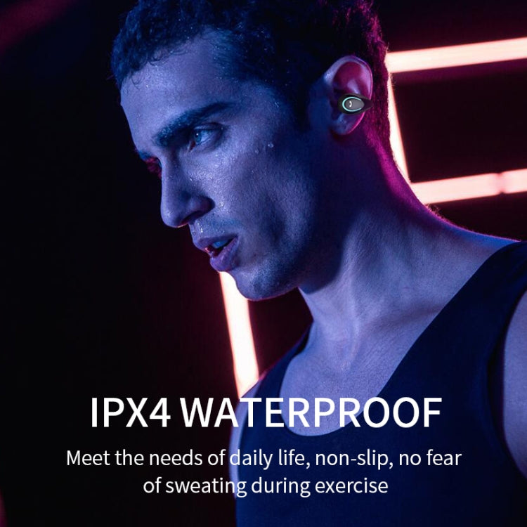YX08 Ultra-light Ear-hook Stereo Wireless V5.0 Bluetooth Earphones(Black) - Bluetooth Earphone by PMC TechLife | Online Shopping South Africa | PMC TechLife