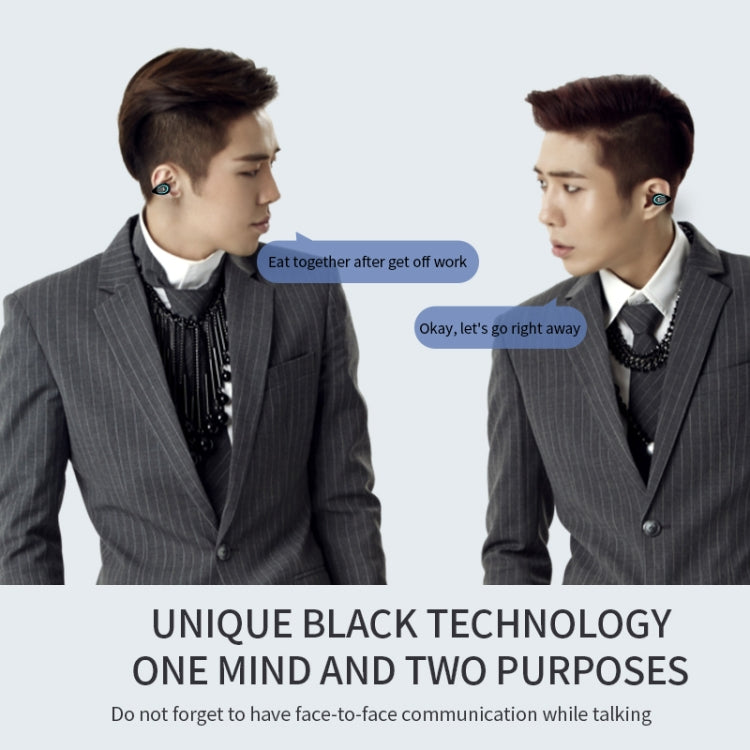 YX08 Ultra-light Ear-hook Stereo Wireless V5.0 Bluetooth Earphones(Black) - Bluetooth Earphone by PMC TechLife | Online Shopping South Africa | PMC TechLife