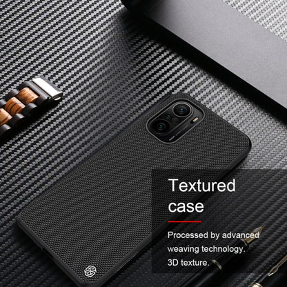 For Xiaomi Redmi K40 / K40 Pro / K40 Pro+ NILLKIN Shockproof TPU + PC Textured Phone Case(Black) - Xiaomi Cases by NILLKIN | Online Shopping South Africa | PMC Jewellery