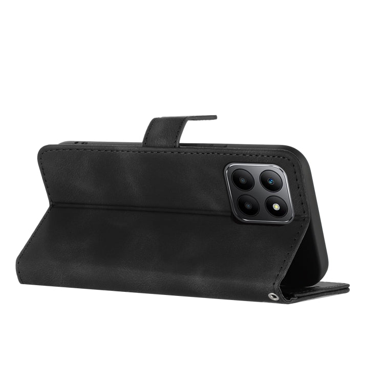 For Honor 70 Lite Line Pattern Skin Feel Leather Phone Case(Black) - free shipping - PMC TechLife - Order now!