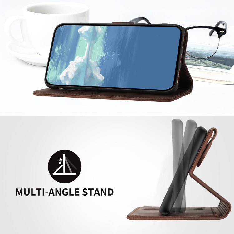 For Honor 8S Line Pattern Skin Feel Leather Phone Case(Coffee) - free shipping - PMC TechLife - Order now!