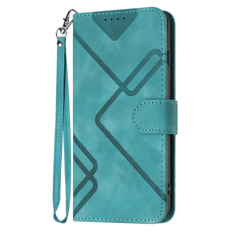 For Honor 8S Line Pattern Skin Feel Leather Phone Case(Light Blue) - free shipping - PMC TechLife - Order now!
