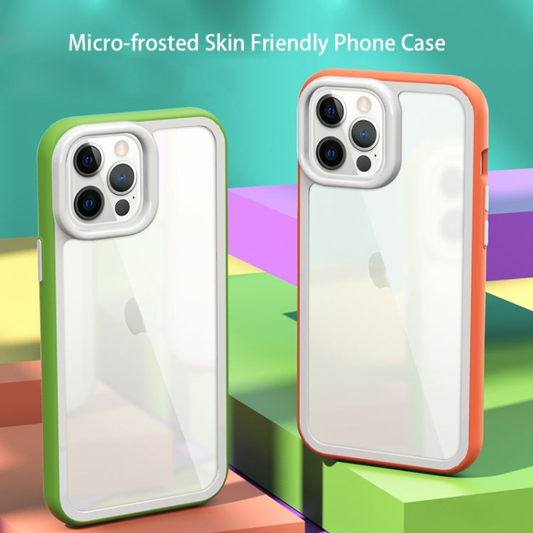 For iPhone 11 Color Frame 2 in 1 Hollow Cooling Phone Case(White) - iPhone 11 Cases by PMC Jewellery | Online Shopping South Africa | PMC Jewellery