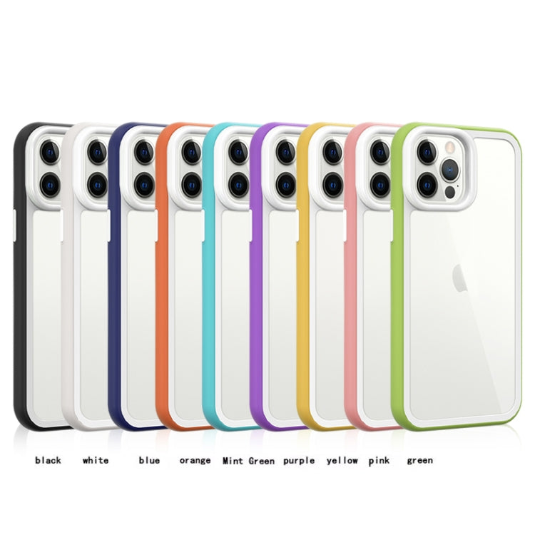 For iPhone 11 Color Frame 2 in 1 Hollow Cooling Phone Case(White) - iPhone 11 Cases by PMC Jewellery | Online Shopping South Africa | PMC Jewellery