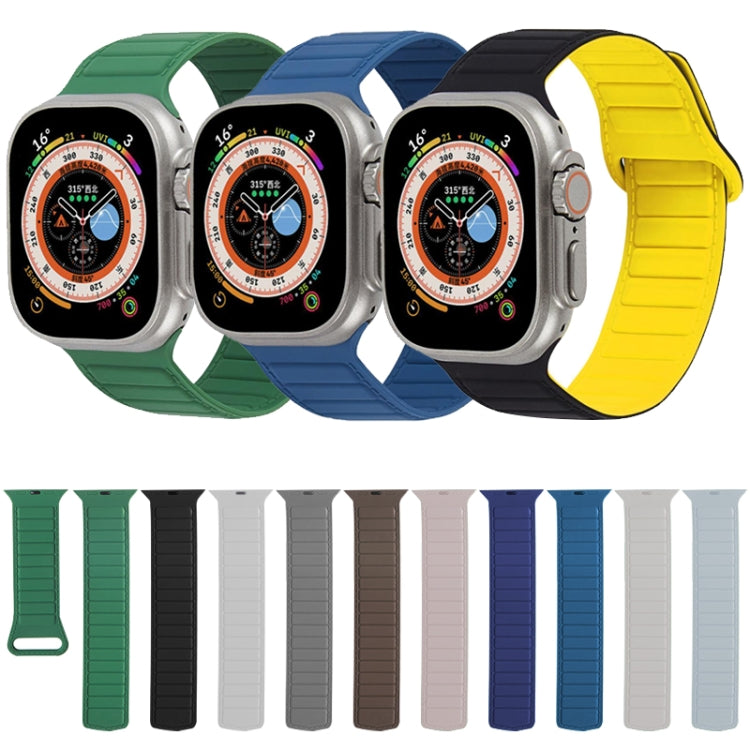 For Apple Watch SE 2022 44mm Loop Magnetic Silicone Watch Band(Navy Blue) - Watch Bands by PMC TechLife | Online Shopping South Africa | PMC TechLife