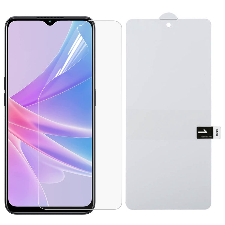 For OPPO A78 4G Full Screen Protector Explosion-proof Hydrogel Film - OPPO Tempered Glass by DIYLooks | Online Shopping South Africa | PMC TechLife | Buy Now Pay Later Mobicred