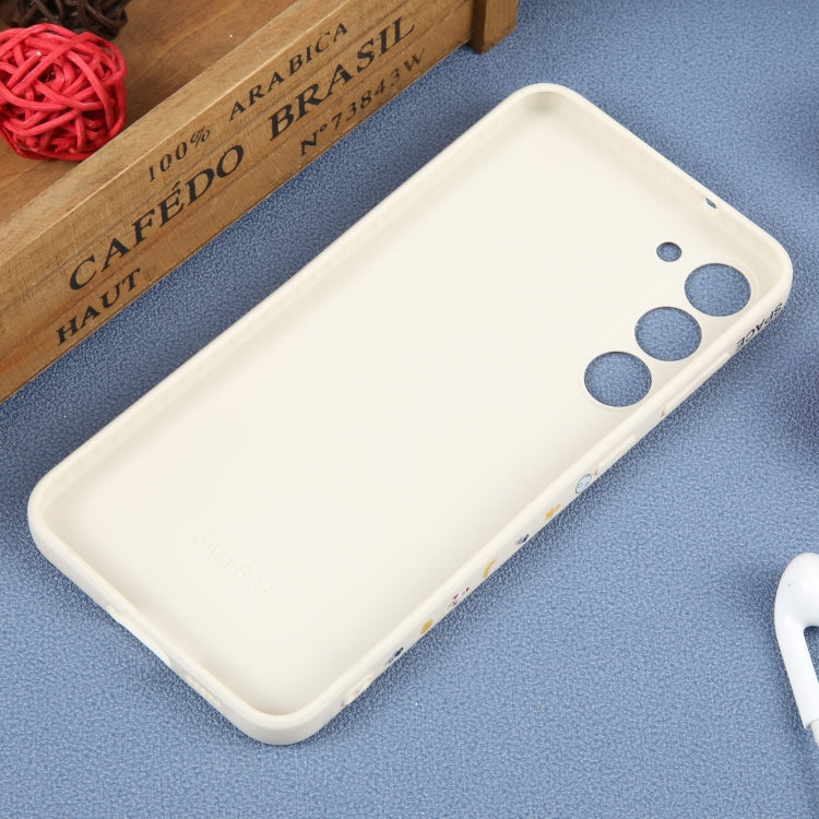 For Samsung Galaxy A91 Astronaut Pattern Silicone Straight Edge Phone Case(Planet Landing-White) - free shipping - PMC TechLife - Order now!