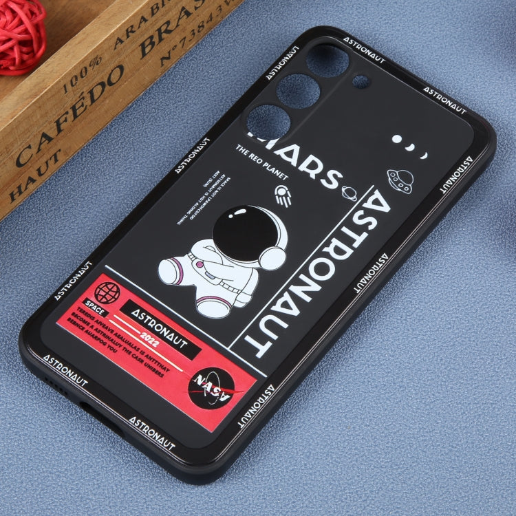 For Samsung Galaxy A71 Astronaut Pattern Silicone Straight Edge Phone Case(Mars Astronaut-Black) - free shipping - PMC TechLife - Order now!
